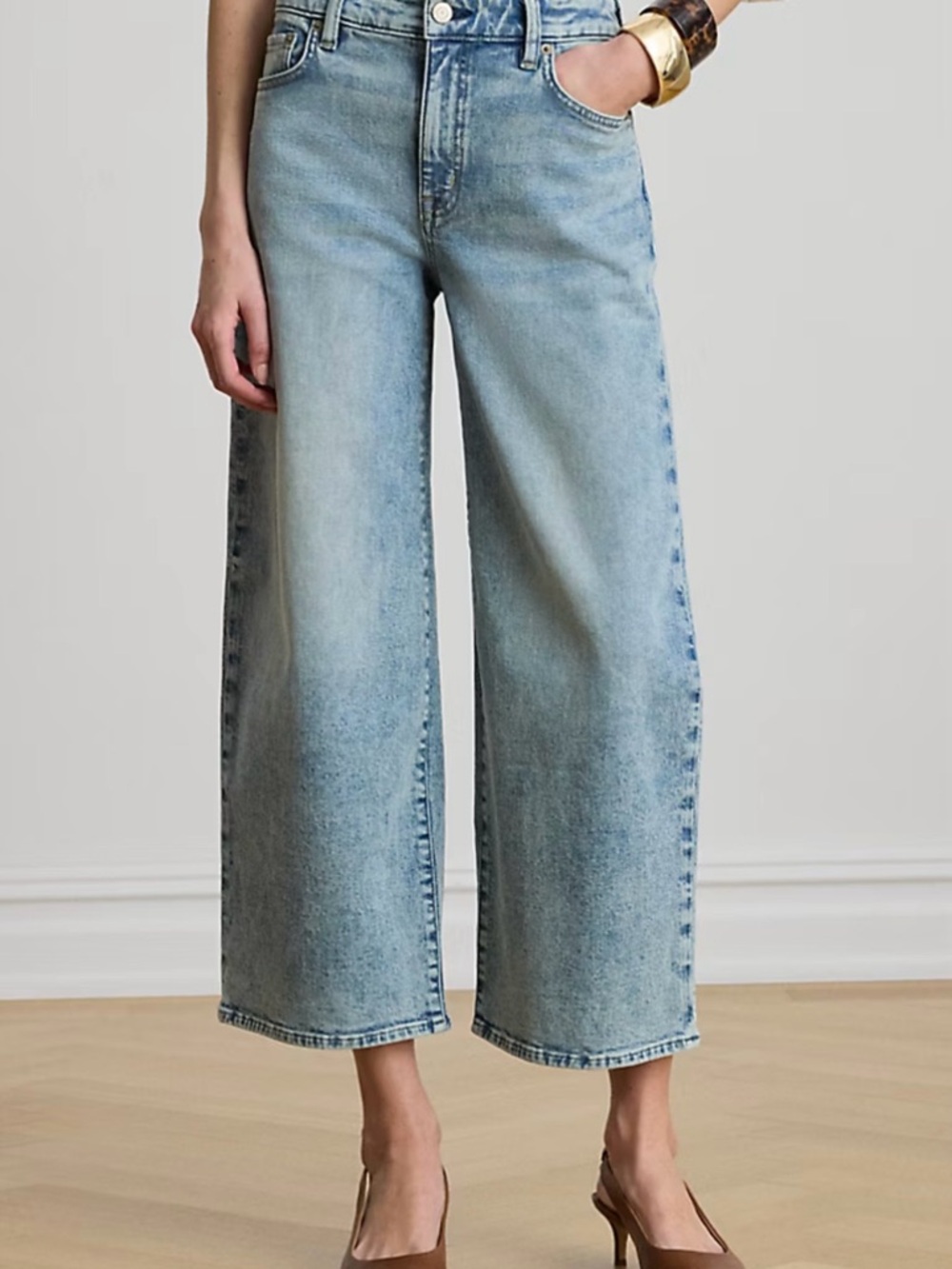 Ralph Lauren Light Blue Wide-Leg Jeans